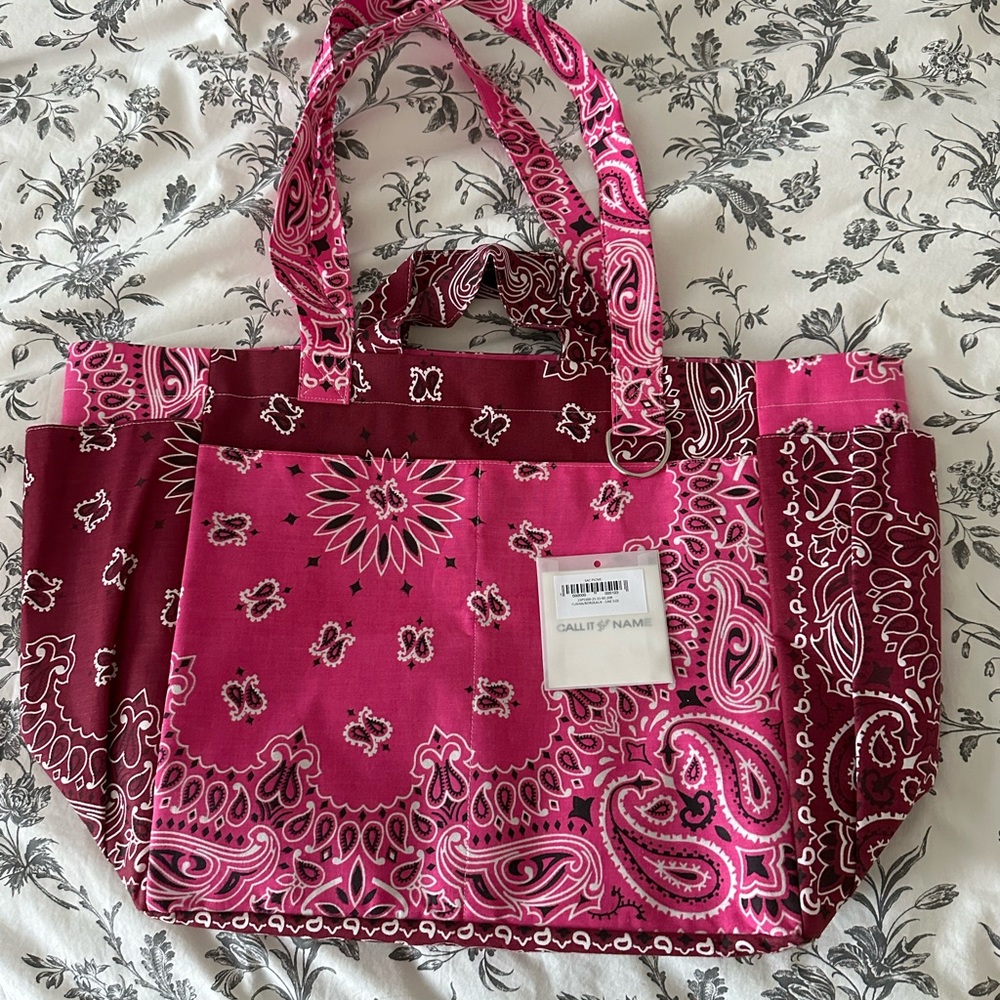 Call It By Your Name Picnic Tote New With Tags Not Attached